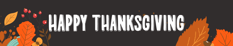 Happy Thanksgiving Banner